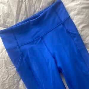 Vibrant Blue High-Waisted Leggings